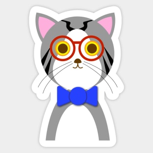 Professor Cattington Sticker